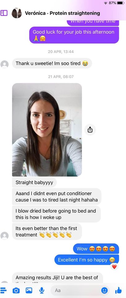 Straightening Banana Blond