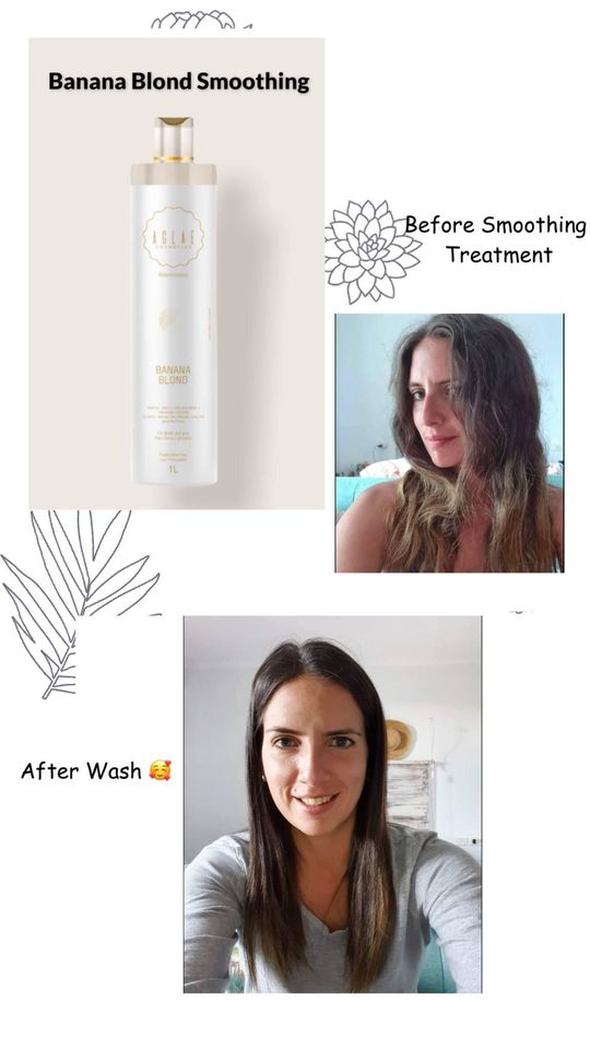 Lissage Banana Blond - Vegan et non toxique