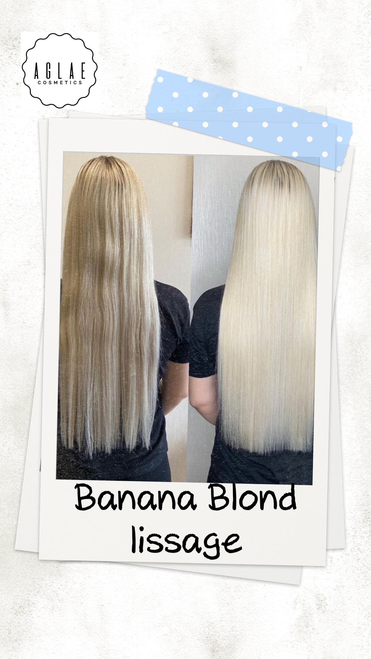 Straightening Banana Blond