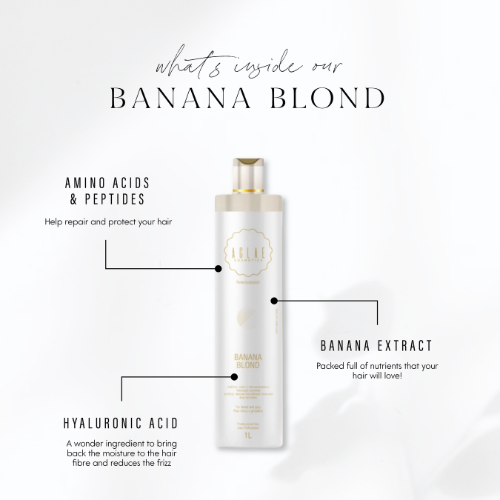 Lissage Banana Blond - Vegan et non toxique